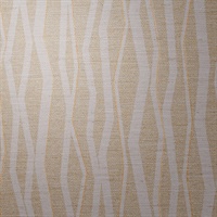 Abstract Sunshine Sand Vertical Stripe on Linen