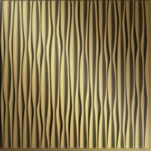 Adirondack Vertical Dimension Wall Metallic Gold