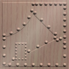 Alloy Ceiling Light Oak