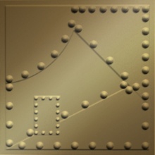 Alloy Ceiling Metallic Gold