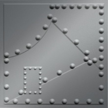 Alloy Ceiling Metallic Silver