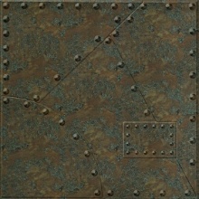 Alloy Dimension Wall Copper Patina