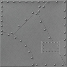 Alloy Dimension Wall Silver Crosshatch
