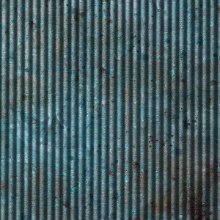 Aluminum Fluted Funky Cold Patina