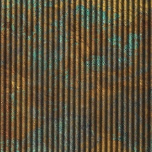 Aluminum Fluted Native Patina