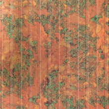 Bead Board Dimension Wall Copper Patina