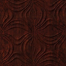 Blossom Ceiling Burgundy Grain