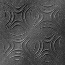 Blossom Ceiling Etched Silver