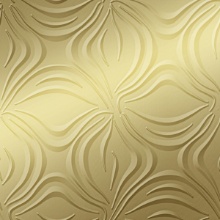 Blossom Dimension Wall Metallic Gold