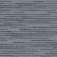Calloway Slate Grey Horizontal Stripes Wallcovering