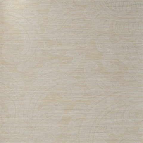 Capulet Damask Cream Damask Commercial Vinyl