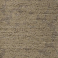 Capulet Damask Walnut Damask Commercial Vinyl