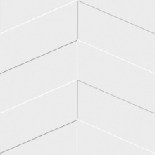 Chevron Ceiling Pure White / Paintable