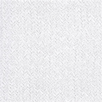 Chevron White Commercial Wallcovering