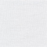 Chorus White Faux Textile Wallcovering