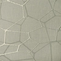 Combolin Silver & Pewter Textile Wallcovering