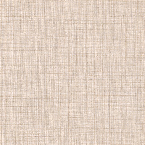Orange/Terracotta Linen Commercial Wallpaper