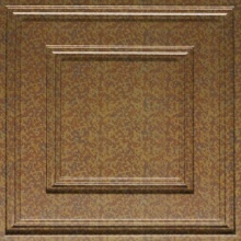 Cubed Ceiling Aged Copper