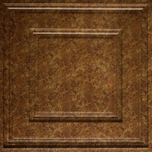 Cubed Ceiling Bronze Patina