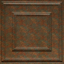 Cubed Ceiling Copper Patina