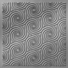 Cyclone Ceiling Brushed Aluminum