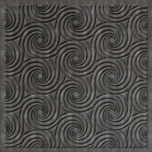 Cyclone Ceiling Etched Silver