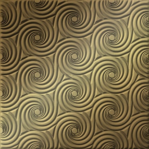 Cyclone Ceiling Metallic Gold