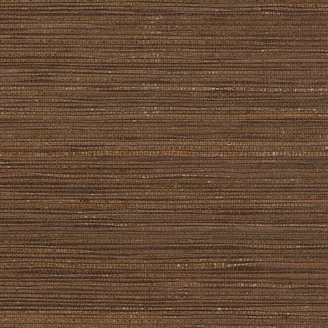 Dark Brown Glittered Grasscloth