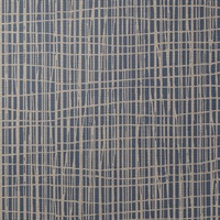 Dont Cross Me Polished Navy Modern Crosshatch