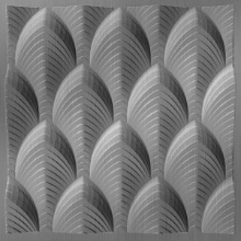 Dubai Ceiling Brushed Aluminum