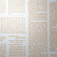 Editorial Newspaper Gold &amp; White Newsstand Magnolia Home Vinyl