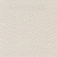 Ellington Tan Herringbone Wallcovering