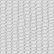 Elliptical Dimension Wall Metallic Silver