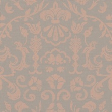 Empress Filigree Damask Bahama Apricot