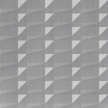 Faceted Dimension Wall Brushed Aluminum