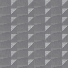 Faceted Dimension Wall Brushed Stainless