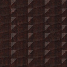 Faceted Dimension Wall Burgundy Grain