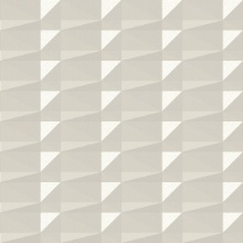 Faceted Dimension Wall Off White