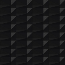 Faceted Dimension Wall Polished Ebony