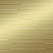 Fireside Dimension Wall Metallic Gold