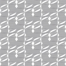 Floral Dimension Wall Metallic Silver