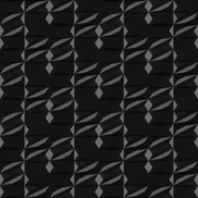 Floral Dimension Wall Polished Ebony