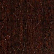 Floral Vine Dimension Wall Burgundy Grain