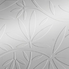 Floral Vine Dimension Wall Metallic Silver