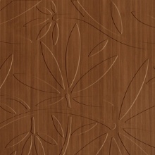 Floral Vine Dimension Wall Pearwood