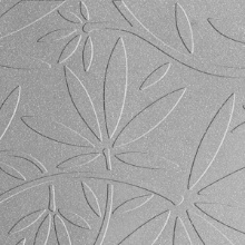 Floral Vine Dimension Wall Silver