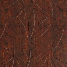 Floral Vine Dimension Wall Walnut