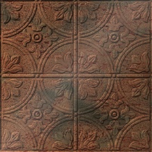 Flower Garden Ceiling Aged Copper