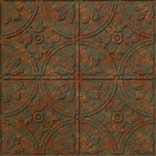 Flower Garden Ceiling Copper Patina