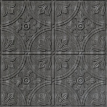 Flower Garden Ceiling Etched Silver